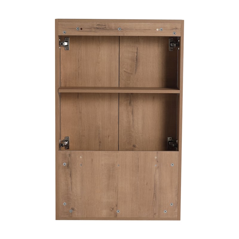 Beingnext 12"/24" Floating Bathroom Side Cabinet With Soft Close Door and an Adjustable Shelf