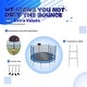 preview thumbnail 2 of 3, SkyBound 14ft Trampoline with Enclosure Net, Outdoor Trampoline for Kids and Adults (Blue)