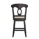 preview thumbnail 55 of 79, Eleanor Napoleon Back Wood Swivel Chair by iNSPIRE Q Classic