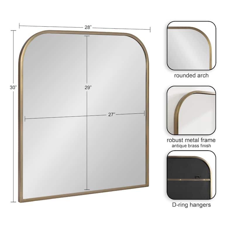Kate and Laurel Valenti Framed Arch Mirror