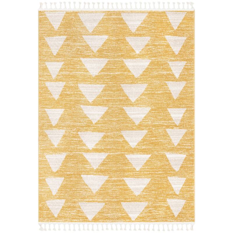 Well Woven Kennedy Triangles Modern Geometric Pattern Area Rug