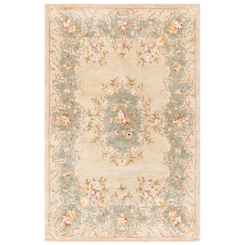 SAFAVIEH Handmade Bergama Achsah Oriental Hand-spun Wool Rug