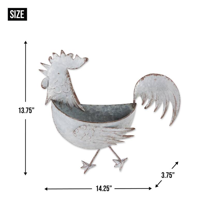 DII Galvanized Wall Planter