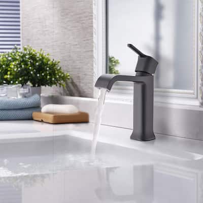 PROOX Single Handle Bathroom Faucet Pop Up Drain