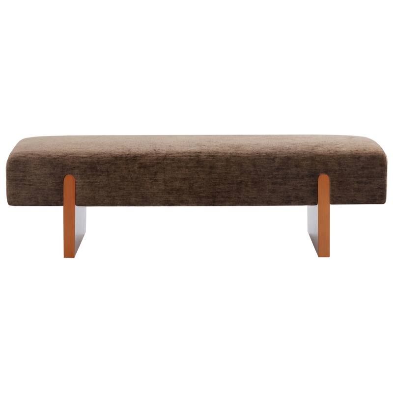 SAFAVIEH Couture Kandiss Mid-Century Modern Bench - 56"W x 18"D x 17"H