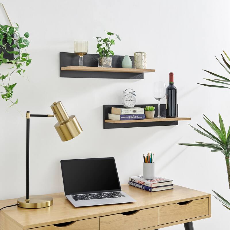 Danya B. Repose Display Photo Ledge Shelf Set of 2