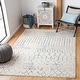 preview thumbnail 14 of 18, SAFAVIEH Tulum Lelya Moroccan Boho Tribal Rug - Ivory/Grey - 5' Round