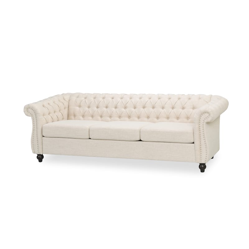 Parksley Tufted Chesterfield 3-seat Sofa by Christopher Knight Home