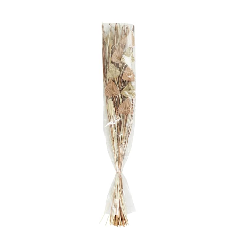 Dried Plant Palm Leaf Tall Home Decor Natural Foliage with Grass - Brown - Roche River Decor