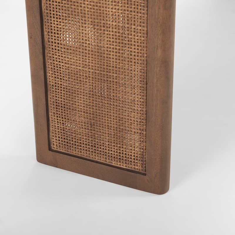 Grier Solid Wood w/ Cane Console Table