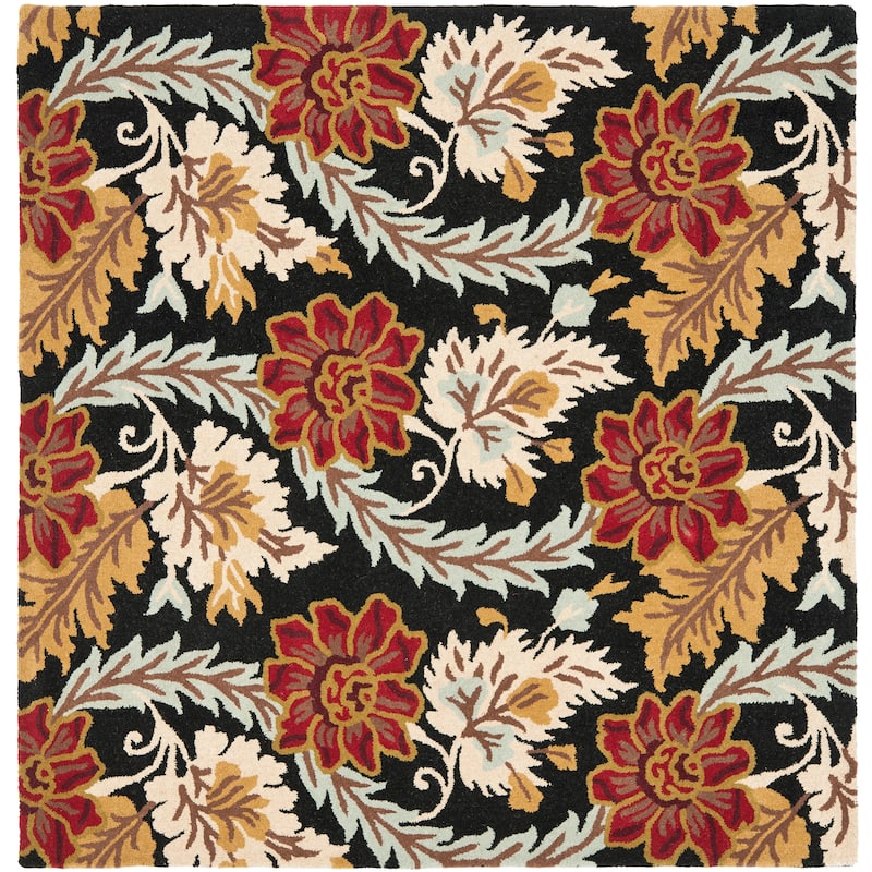 SAFAVIEH Handmade Blossom Nohemi Modern Floral Wool Rug