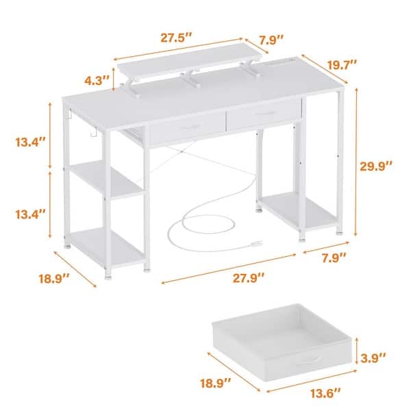 Computer Bath Desk Computer Desk with Drawers - Bed Bath & Beyond - 39900554
