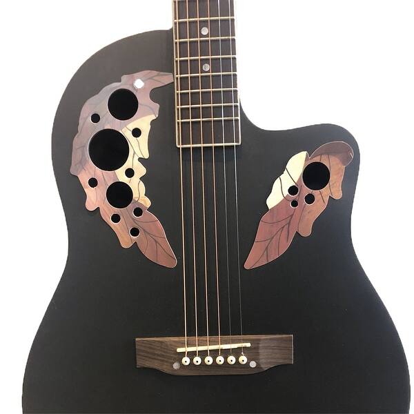 41Inch Acoustic Guitar - Shop Black Friday Deals On 41 Inch Cutawary Round Back Acoustic Guitar Spruce Top Grape Hole Overstock 31279784