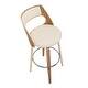 preview thumbnail 16 of 28, Carson Carrington Alingsas 30" Fixed-Height Bar Stool with Bent Wood Legs & Round Footrest (Set of 2)