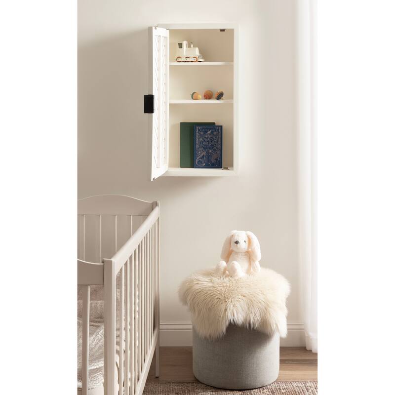 Kate and Laurel Mezzeta Tall 2-Door Bath Cabinet