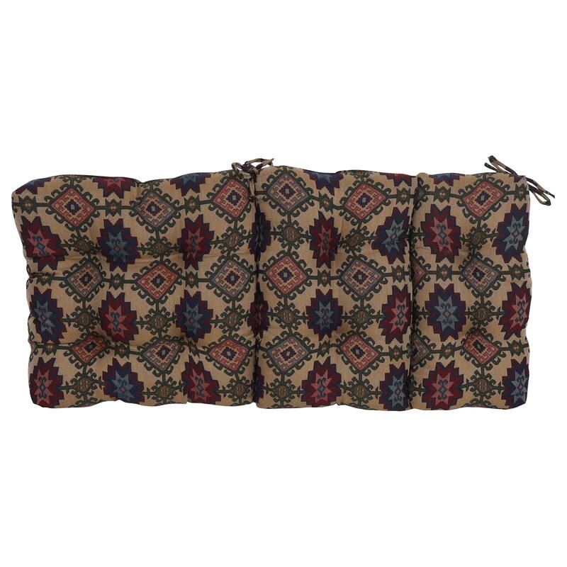 Tapestry Tufted Seat/Back Chair Cushion (Multiple Sizes)