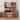 Farmhouse Makeup Vanity Desk with Solid Wood Stool, Makeup Table with Mirror and Lights