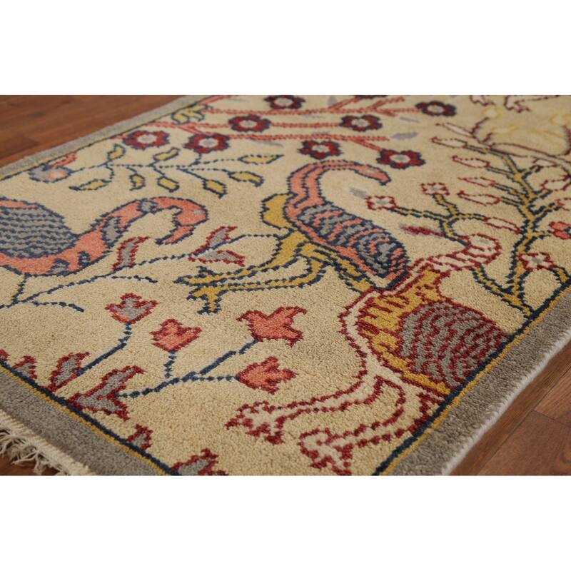 Ziegler Oriental Foyer Rug Hand-Knotted Traditional Wool Carpet - 2'6"x 6'0"