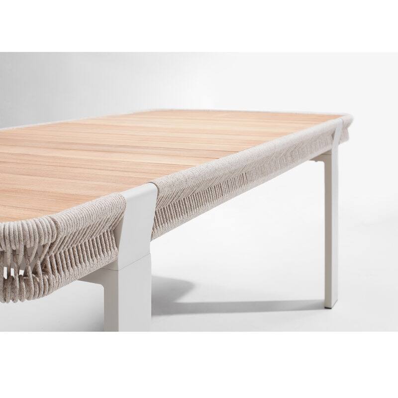 HIGOLD Borromeo Teak Wood Outdoor Patio Coversation Set for 5 Persons