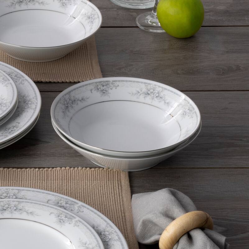 Noritake Sweet Leilani Set Of 4 Soup Bowls, 7-1/2", 12 oz.