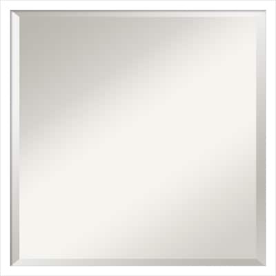 Beveled Wood Bathroom Wall Mirror - Svelte Frame