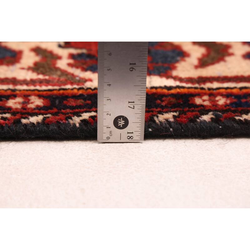 ECARPETGALLERY Hand-knotted Anadol Dark Red Wool Rug - 5'3 x 6'11