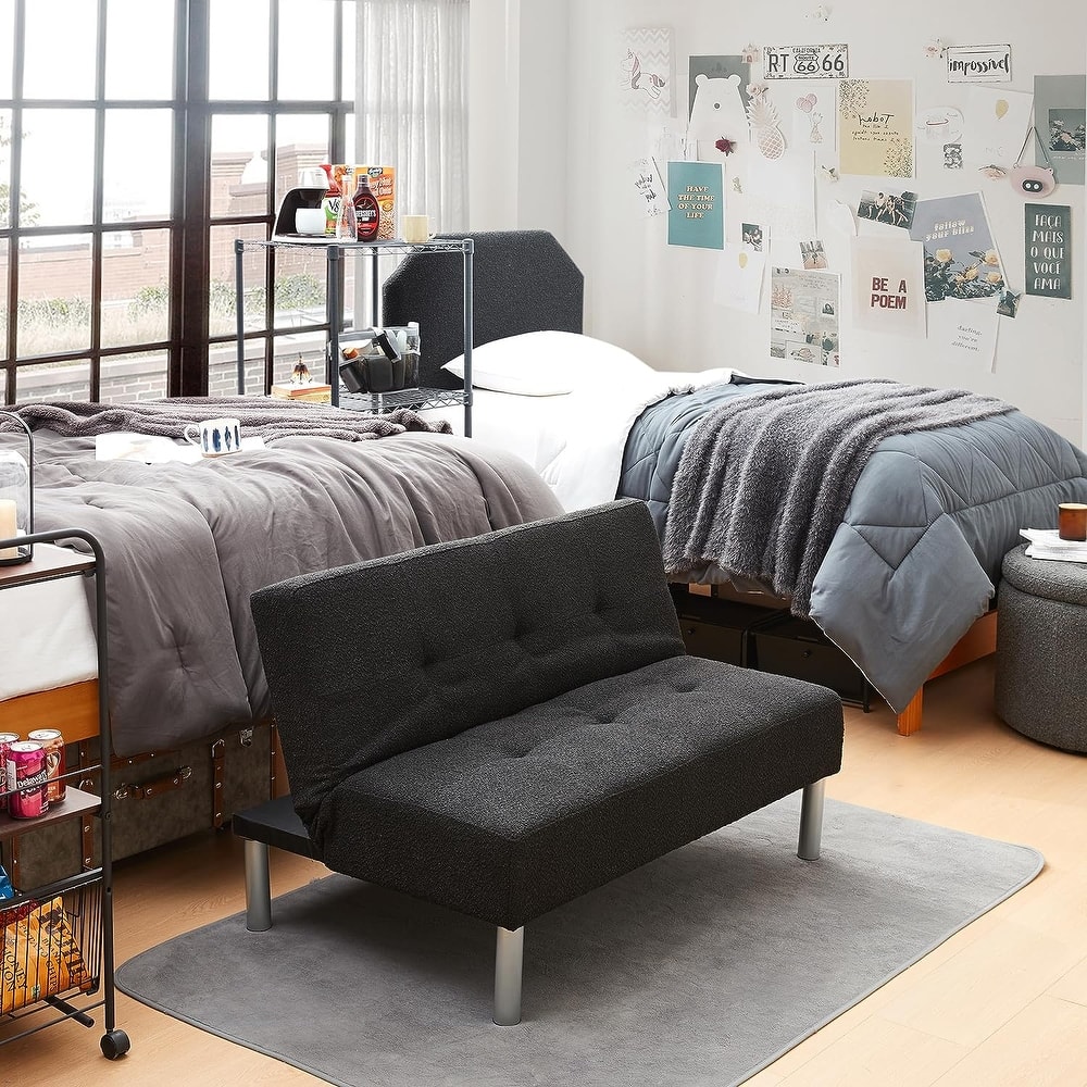 2East Boucle Mini-Futon by DormCo