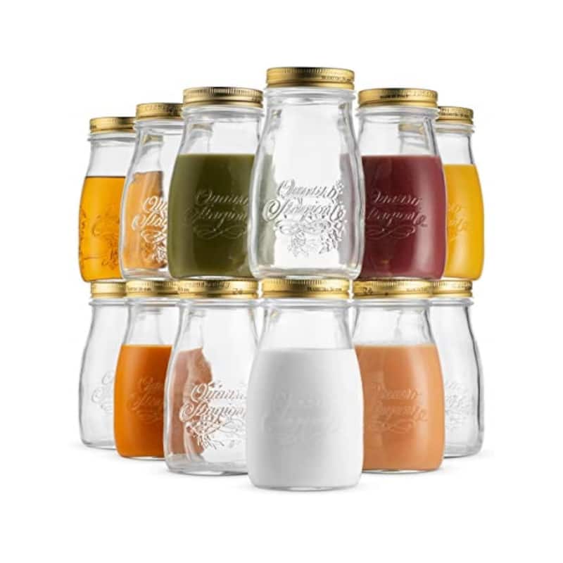 Bormioli Rocco Set of 12 Quattro Stagioni Canning Bottles - 6.75 Oz