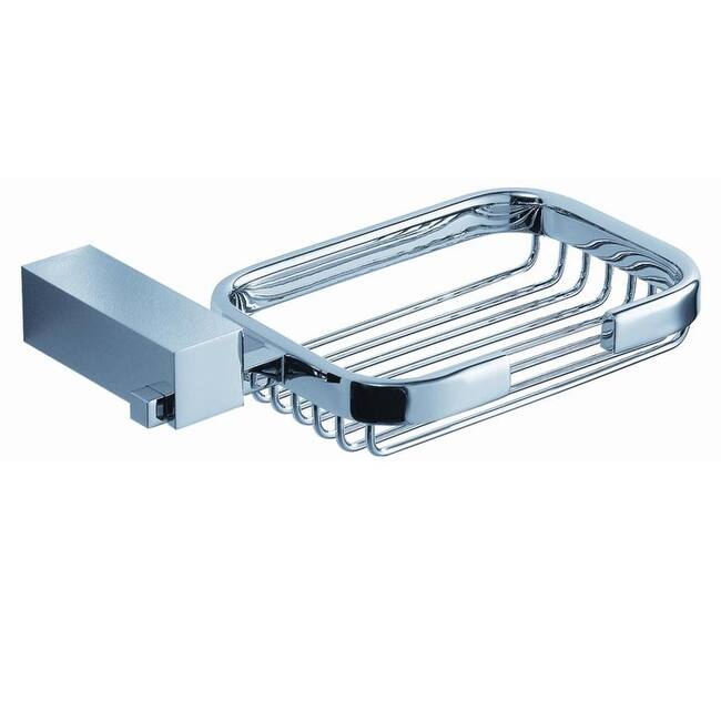 Fresca Ottimo Wall Mounted Rectangular Soap Basket - Chrome