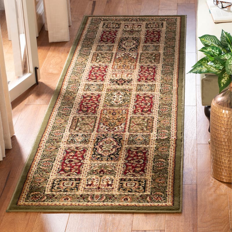 SAFAVIEH Lyndhurst Bluette Traditional Oriental Rug - 2'3" x 8' Runner - Multi/Green