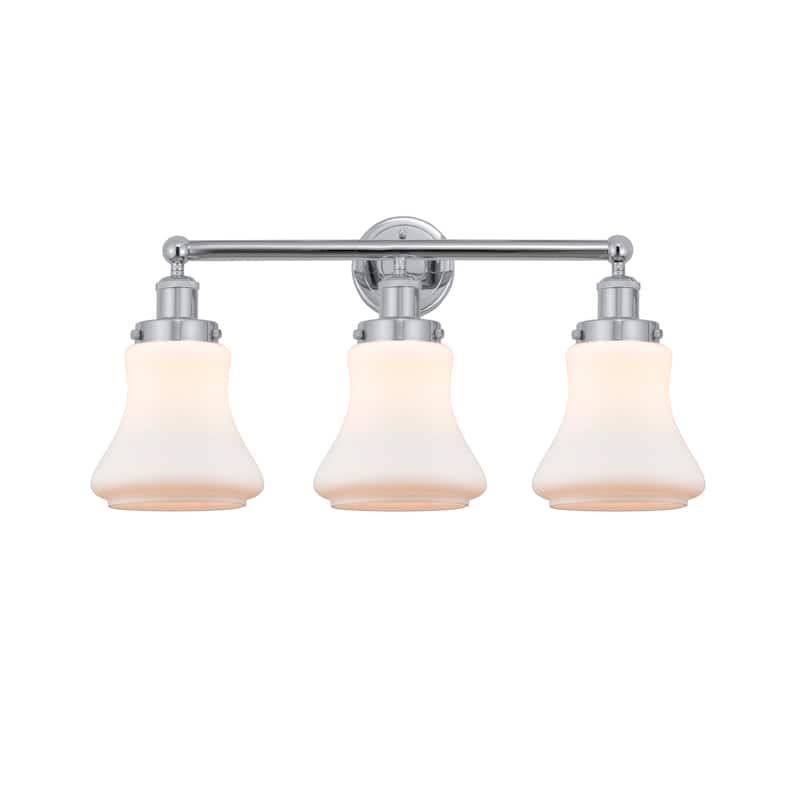 Innovations Lighting 616-3W-10-25 Bellmont Vanity Bellmont 3 Light 25" - Polished Chrome / Matte White