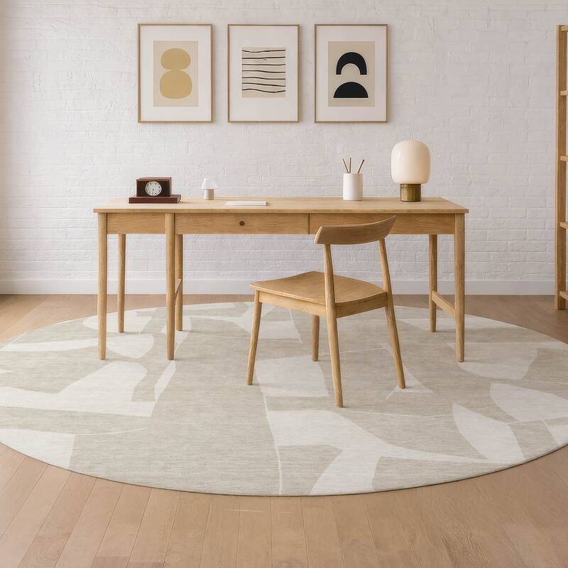 Machine Washable Indoor/ Outdoor Modern Creede Chantille Rug