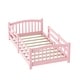 preview thumbnail 16 of 74, Montessori Solid Pine Floor Bed with Full-Length Safety Fence & Slatted Base by Harper&Bright Designs