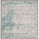 preview thumbnail 1 of 5, SAFAVIEH Passion Jacoba Vintage Distressed Boho Oriental Rug 3' Square - Turquoise/Ivory - Square