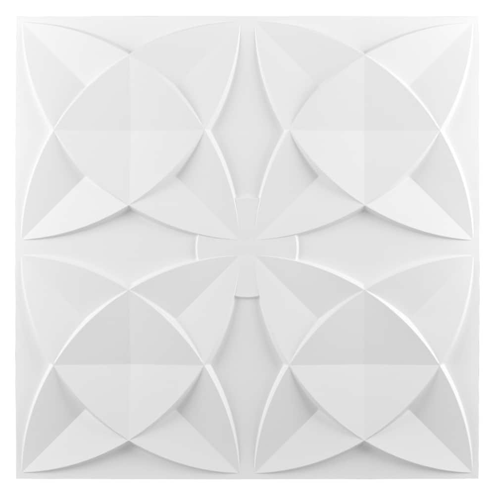 Art3d 2x2 PVC Decorative Suspended ceiling Tile, Glue-up Ceiling Panel Classic Floral (Pack of 12)