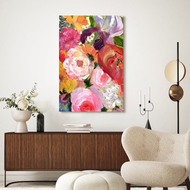 Empire Art Direct Blossom Symphony I Printed Tempered Glass Wall Art