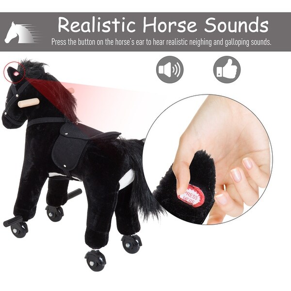 mechanical walking ride on horse