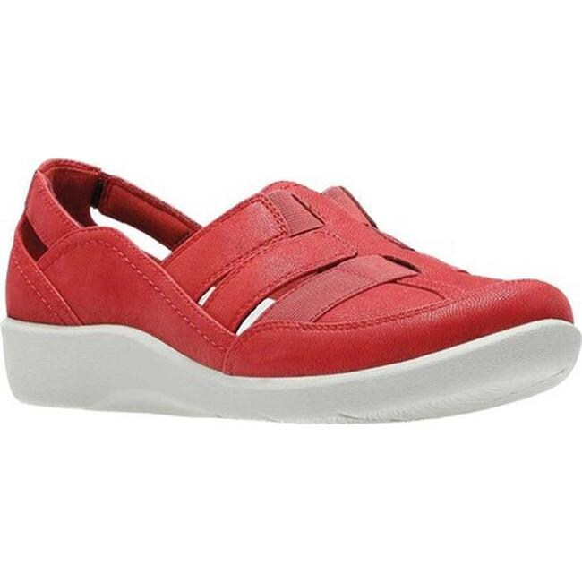 Clarks sillian stork red Clearance