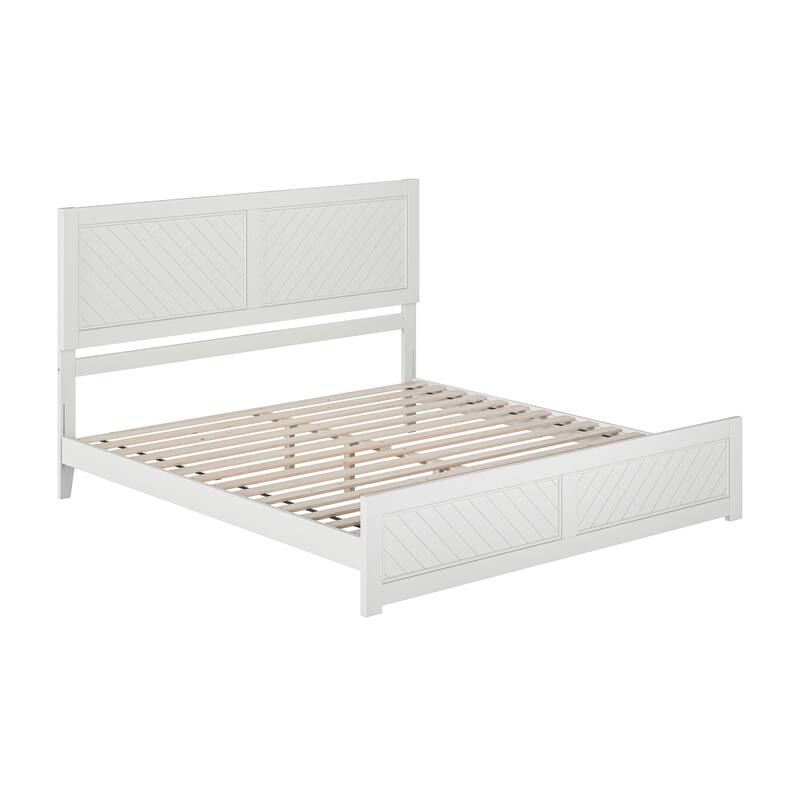 Berkshire Queen Low Profile Platform Bed with Matching Footboard