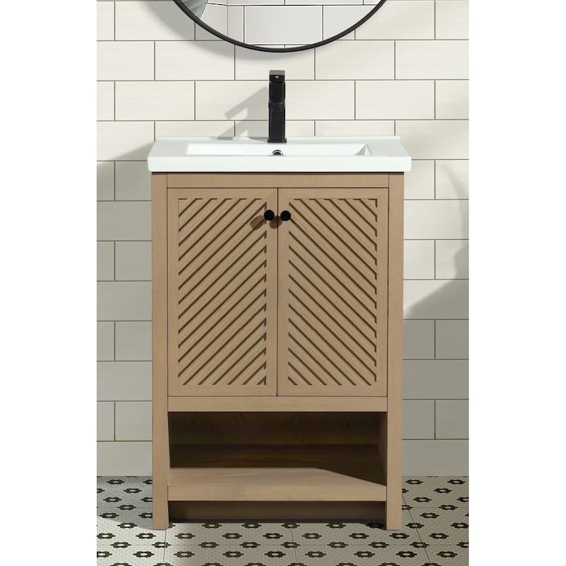 Ari Bath Selena 24" Bathroom Vanity Oak