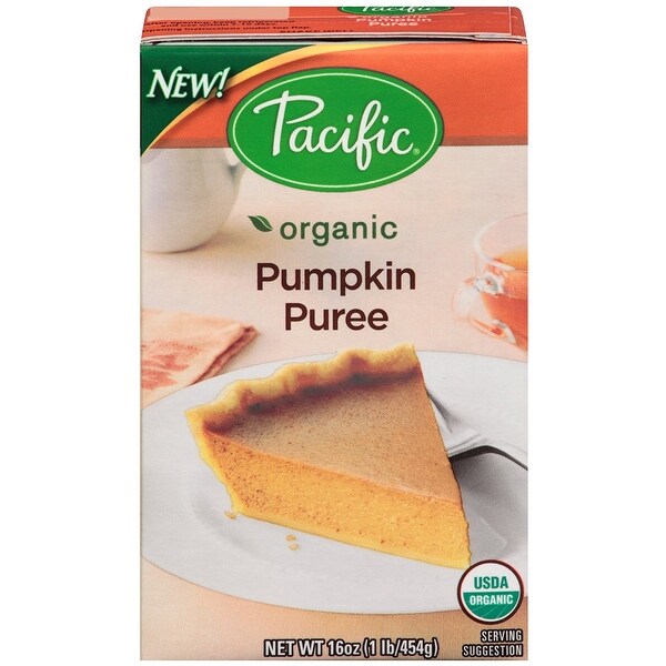 Pacific Natural Foods Pumpkin Puree - Organic - Case of 12 - 16 oz.