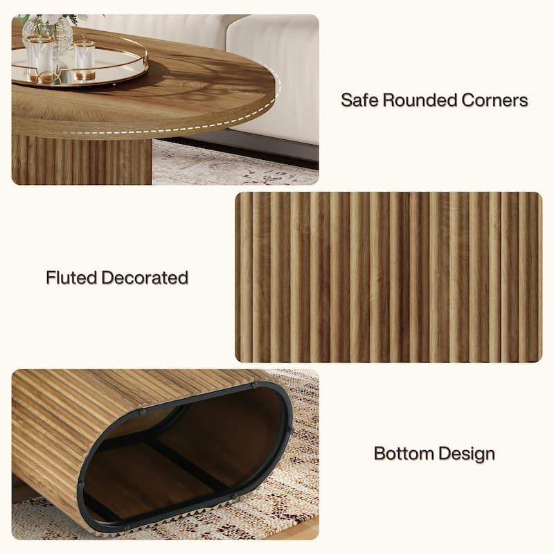 Oval Coffee/Center Table