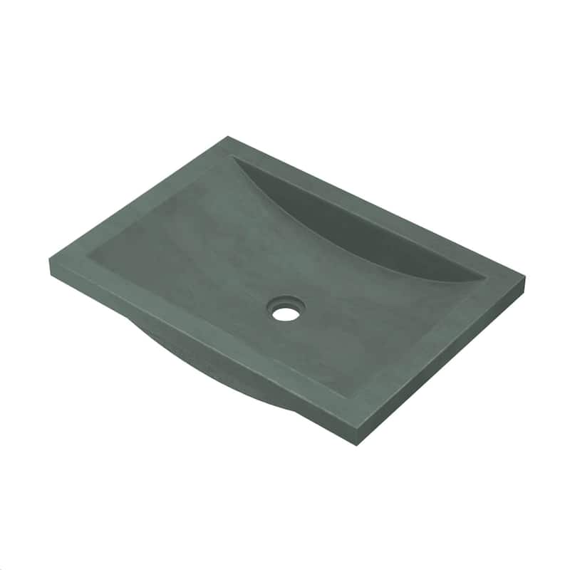 Cabrillo 21-inch NativeStone Undermount Bathroom Sink - 20.75" x 14.75" x 5"