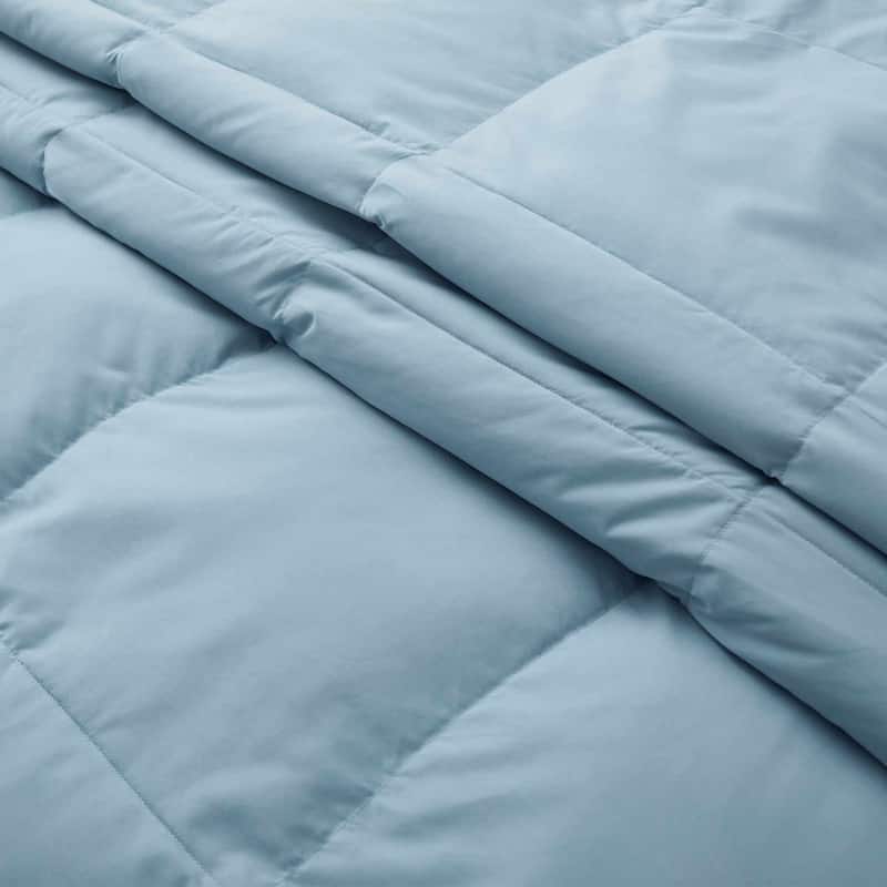 Lightweight White Feather Down Fluffy Comforter Duvet Insert