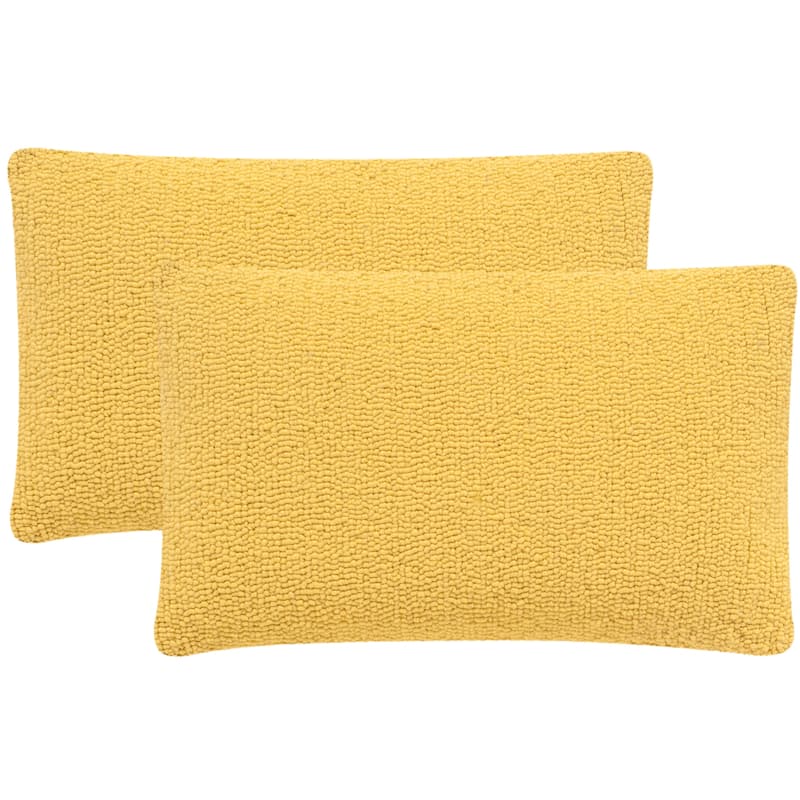 SAFAVIEH Soleil Besa Indoor/ Outdoor 12-inch x 20-inch Throw Pillow (Set of 2)