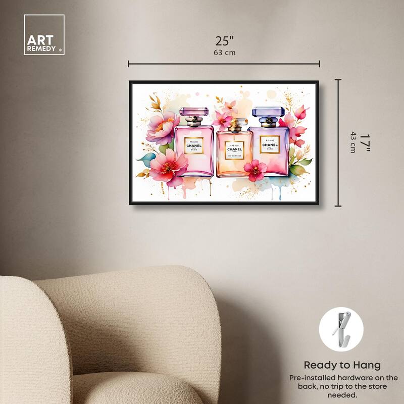 Floral Fragrance Canvas by Art Remedy