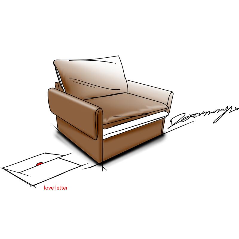 Modern Style Oversized Armchair Accent Chair Single Sofa Lounge Chair for Living Room, Bedroom