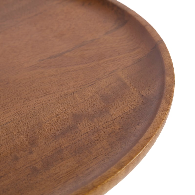 Kate and Laurel Xyler Wood and Metal Side Table