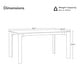 preview thumbnail 8 of 16, Spruce & Spring 5-Piece Modern Rectangle Dining Table Set with Upholstered Dining Chairs