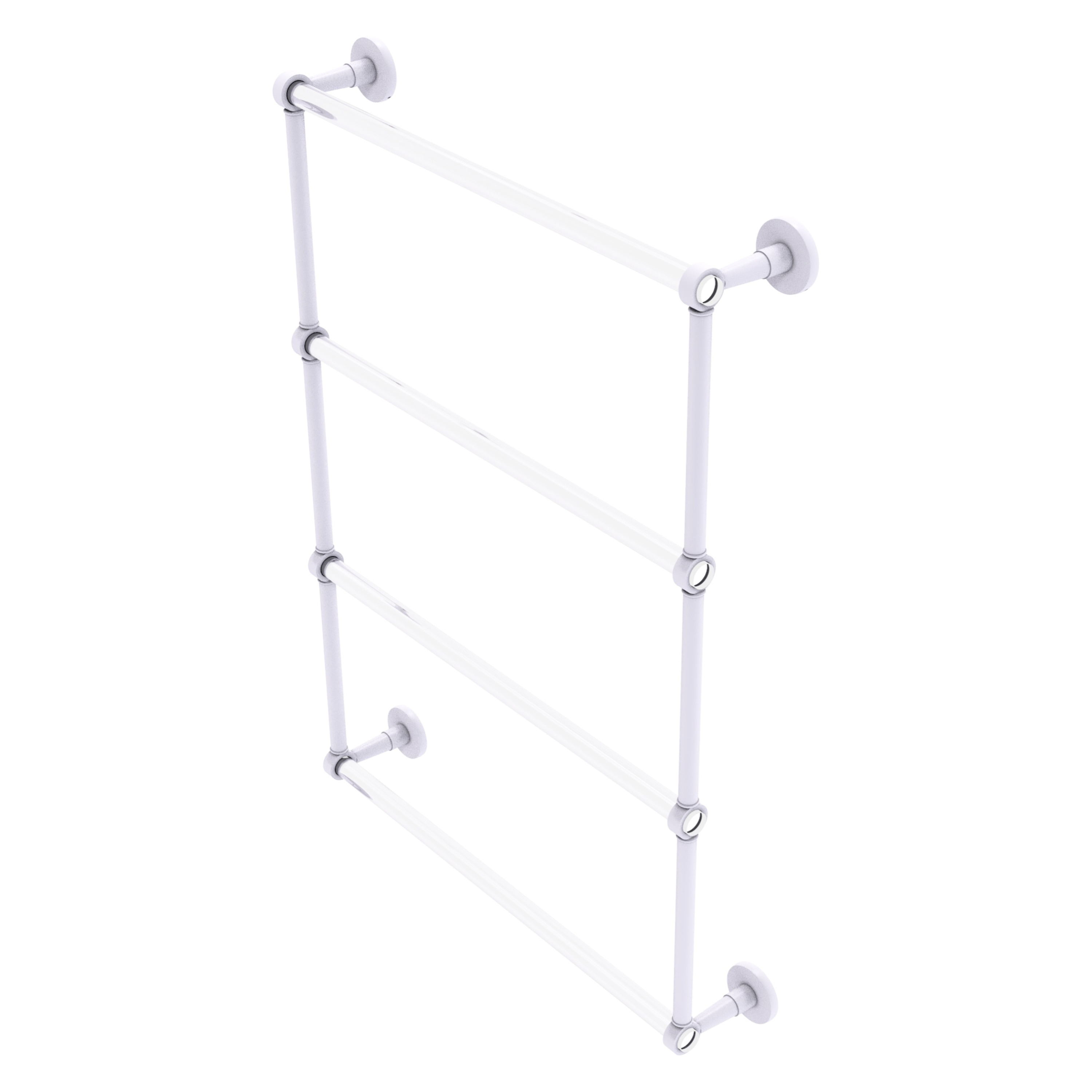 Allied Brass Clearview Collection 4 Tier 24 Inch Ladder Towel Bar